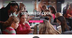 Desktop Screenshot of 100girlsofcode.com